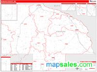 Wabasha County, MN Wall Map Zip Code
