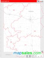 Waseca County, MN Wall Map Zip Code
