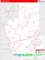 Hancock County, MS Wall Map