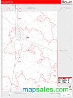Pike County, MS Wall Map Zip Code