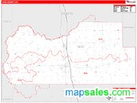 Tate County, MS Wall Map Zip Code