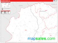 Wilkinson County, MS Wall Map Zip Code