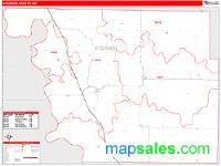 Atchison County, MO Wall Map Zip Code