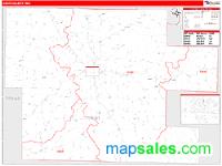 Dent County, MO Wall Map