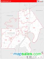 New Madrid County, MO Wall Map Zip Code