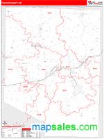 Pulaski County, MO Wall Map Zip Code