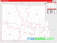 Ripley County, MO Wall Map Zip Code