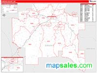 Cascade County, MT Wall Map Zip Code