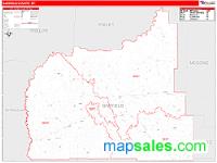 Garfield County, MT Wall Map