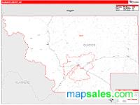 Glacier County, MT Wall Map Zip Code