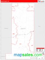 Liberty County, MT Wall Map Zip Code