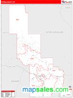 Powell County, MT Wall Map Zip Code