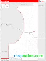 Wibaux County, MT Wall Map