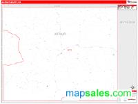 Arthur County, NE Wall Map Zip Code