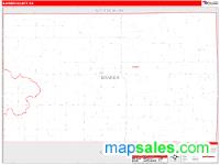 Banner County, NE Wall Map Zip Code