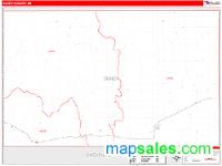 Dundy County, NE Wall Map Zip Code