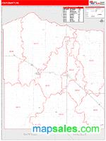 Holt County, NE Wall Map Zip Code