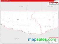 Keya Paha County, NE Wall Map Zip Code