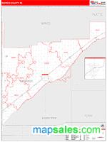 Merrick County, NE Wall Map Zip Code
