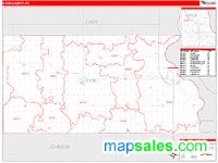 Otoe County, NE Wall Map