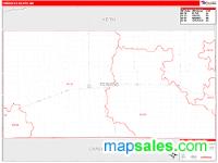 Perkins County, NE Wall Map Zip Code