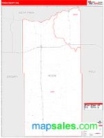 Rock County, NE Wall Map Zip Code