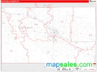 Scotts Bluff County, NE Wall Map