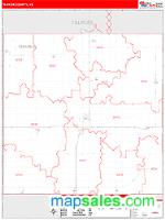 Thayer County, NE Wall Map