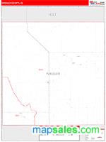 Wheeler County, NE Wall Map Zip Code