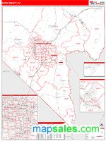 Clark County, NV Wall Map