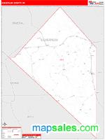 Esmeralda County, NV Wall Map Zip Code