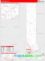 Washoe County, NV Wall Map Zip Code
