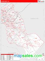 Camden County, NJ Wall Map Zip Code