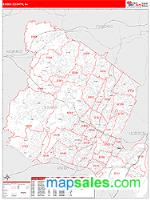 Essex County, NJ Wall Map
