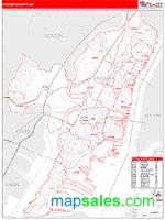 Hudson County, NJ Wall Map