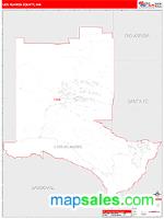 Los Alamos County, NM Wall Map Zip Code