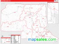 Rio Arriba County, NM Wall Map Zip Code