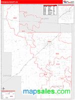 Roosevelt County, NM Wall Map Zip Code