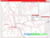 Broome County, NY Wall Map Zip Code