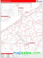Chautauqua County, NY Wall Map Zip Code