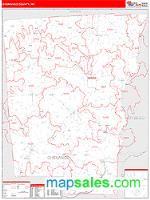 Chenango County, NY Wall Map Zip Code
