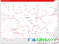 Genesee County, NY Wall Map