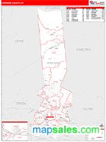 Herkimer County, NY Wall Map Zip Code