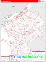 Jefferson County, NY Wall Map Zip Code