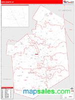 Lewis County, NY Wall Map Zip Code