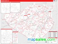 Orange County, NY Wall Map Zip Code