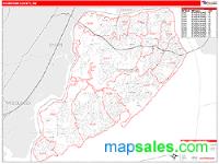 Richmond County, NY Wall Map Zip Code