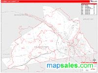 Schenectady County, NY Wall Map Zip Code