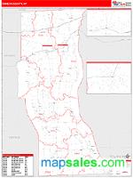 Seneca County, NY Wall Map Zip Code