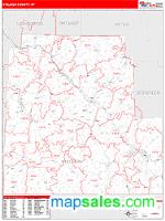 Steuben County, NY Wall Map